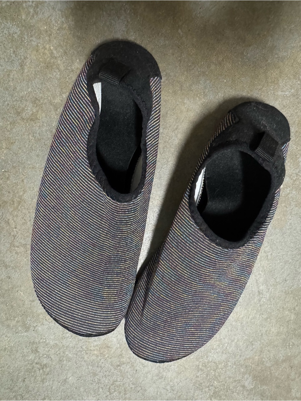 Slip-On Women's Water Comfort Shoes in Black Multicolor